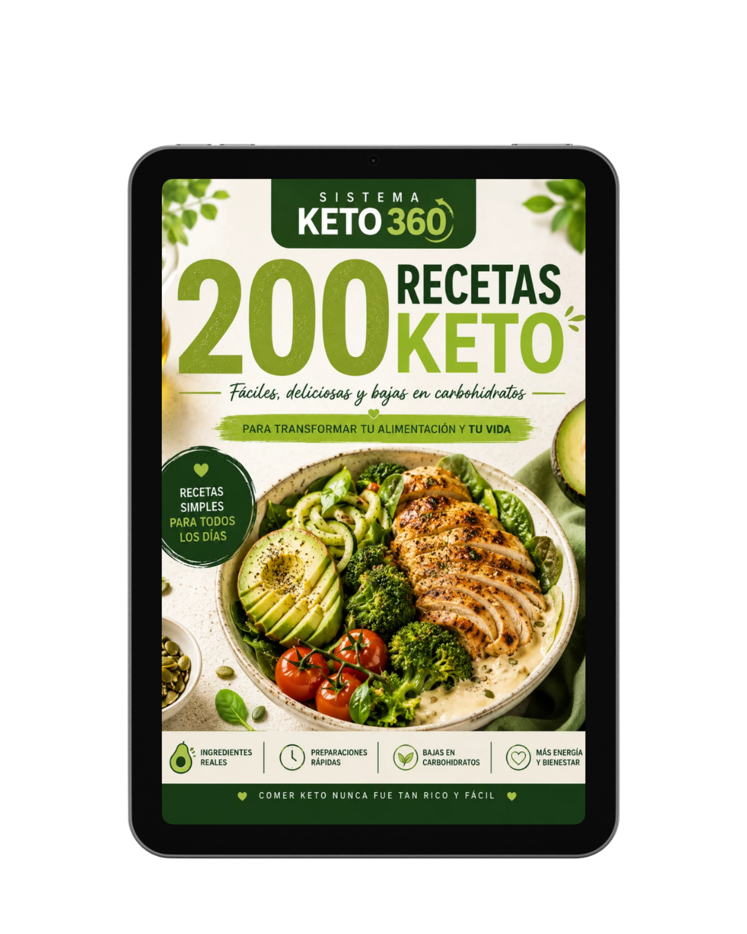 200 Recetas Keto — recetario principal