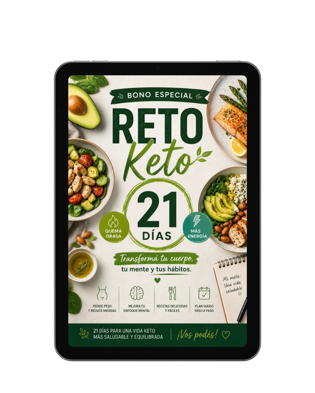 Reto Keto 21 días — bonus especial
